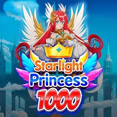 Starlight Princess 1000 slot game with winged princess and golden crown