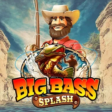Big Bass Splash slot game with fisherman and jumping fish